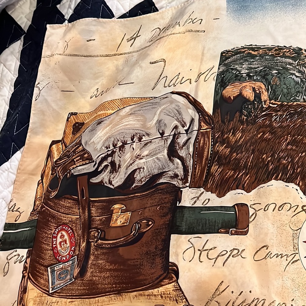 Ralph Lauren silk British India A Safari Journal scarf 33” square - Picture 8 of 12